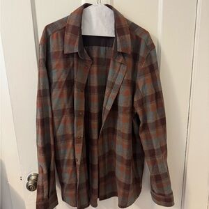 Pendleton Brown and Blue Plaid Jacket